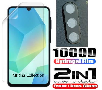 Picture of 2in1 Protector Combo Pack for Samsung Galaxy A16 (Clear Screen Protector Glass + 3D Camera Lens Protector)