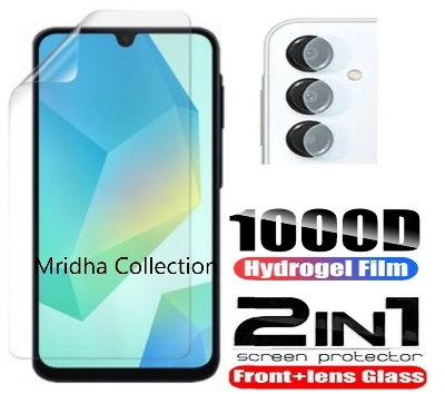 Picture of 2in1 Protector Combo Pack for Samsung Galaxy A26 (Front Hydrogel Screen Protector Poly + Camera Lens Protector)