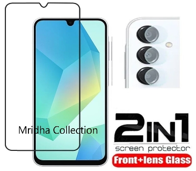 Picture of 2in1 Protector Combo Pack for Samsung Galaxy A26 (Premium Full Screen Protector Glass + Camera Lens Protector)