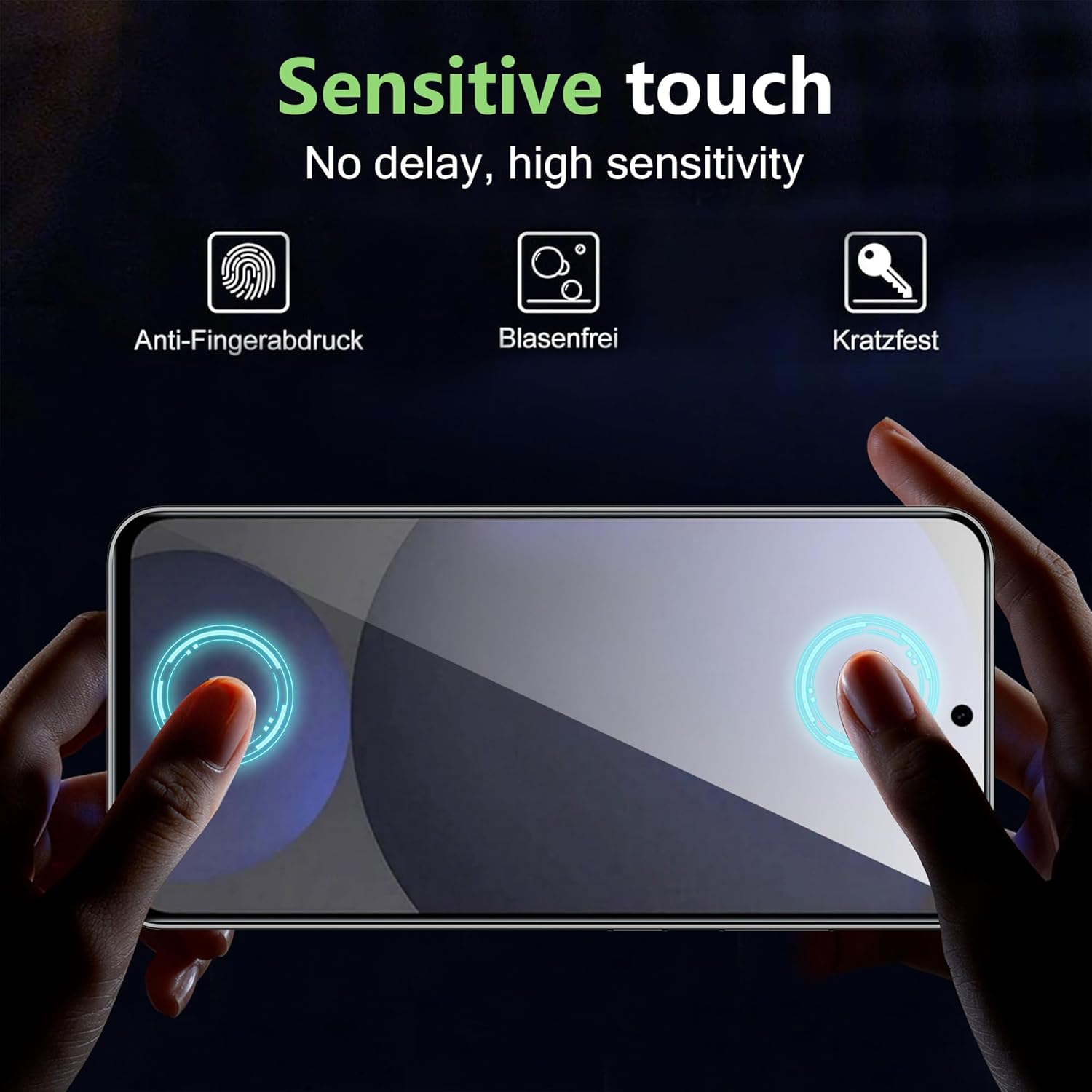 Picture of Samsung Galaxy A36 (5D 9D 11D 13D 21D) Screen Protector Tempered Glass Film 9H Hardness Full Coverage No Bubbles and Fingerprint Scratch-Resistant