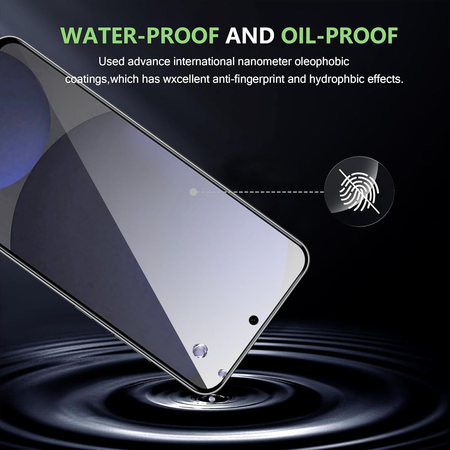 Picture of Samsung Galaxy A36 Premium Full Coverage Glass Protector Tempered Glass Screen Protector 9H Hardness