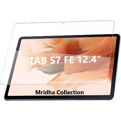 Picture of Samsung Galaxy Tab S7+ / S7 Plus 12.4 inches SM-T970, SM-T976B Clear Transparent Tempered Glass Film Screen Protector