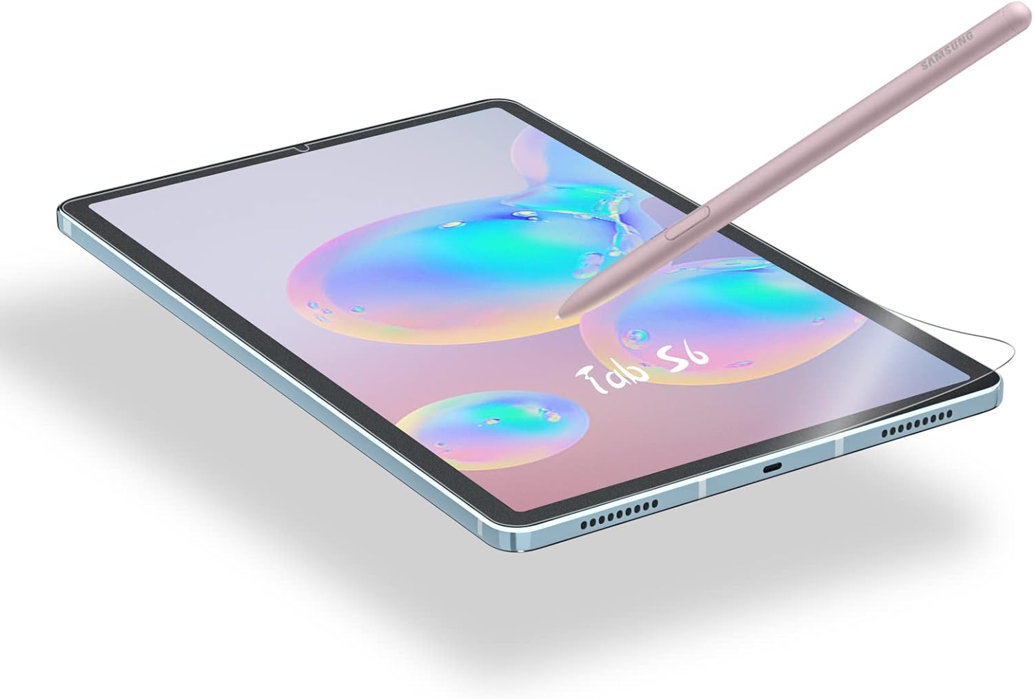 Picture of Samsung Galaxy Tab S6 10.5 inches Clear Transparent Tempered Glass Film Screen Protector  SM-T860, SM-T865