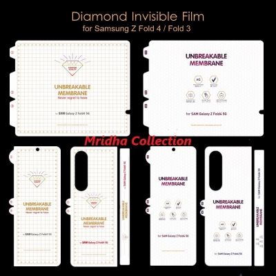 Picture of 5in1 Samsung Galaxy Z Fold 4 5G / Samsung Galaxy Z Fold4 5G Full Coverage Screen Protector Hydrogel Film (Outside Screen Film + Inside Screen Film + Back Side Film + Side Film + Camera Lens Protector)