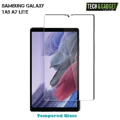 Picture of Samsung Galaxy Tab A7 Lite 8.7 inches SM-T225, SM-T220 Clear Transparent Tempered Glass Film Screen Protector