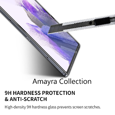 Picture of Samsung Galaxy Tab S10 Ultra 14.6 inches SM-X920, SM-X926B, SM-X926N, SM-X920N  Clear Transparent Tempered Glass Film Screen Protector