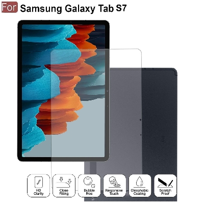 Picture of Samsung Galaxy Tab S7 11.0 inches SM-T870, SM-T875, SM-T876B Clear Transparent Tempered Glass Film Screen Protector