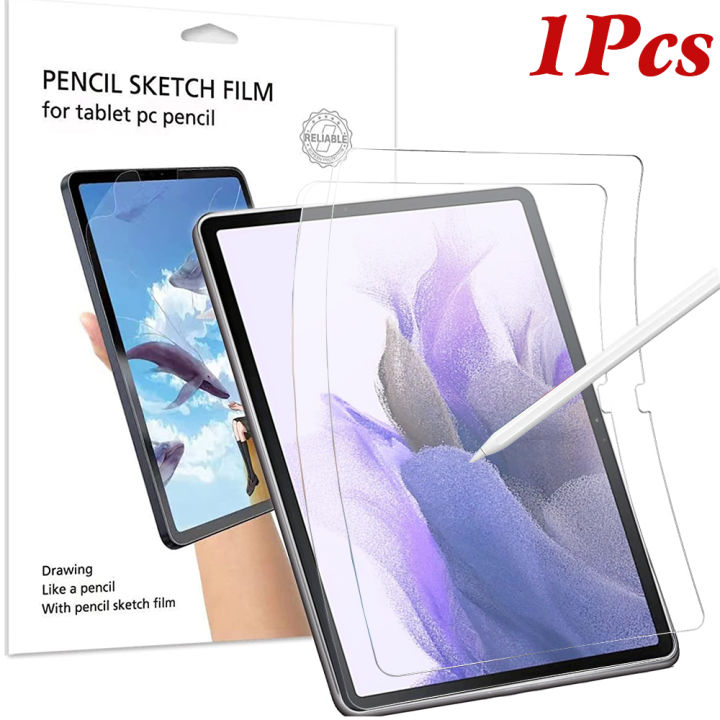 Picture of Samsung Galaxy Tab S7 FE 12.4 inches SM-T730, SM-T736B Clear Transparent Tempered Glass Film Screen Protector