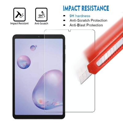 Picture of Samsung Galaxy Tab A 8.4 (2020) 8.4 inches SM-T307U Clear Transparent Tempered Glass Film Screen Protector