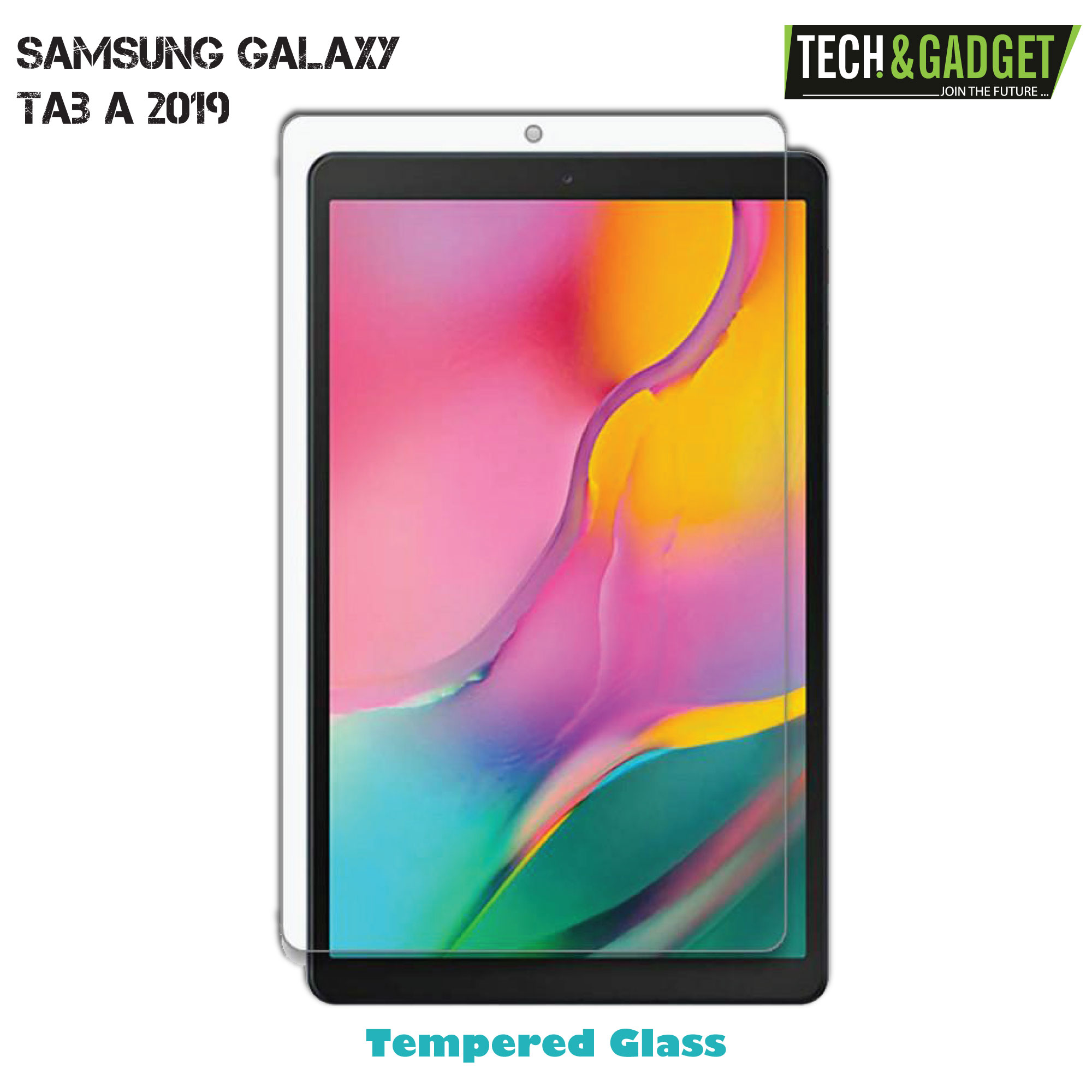 Picture of Samsung Galaxy Tab A 8.4 (2020) 8.4 inches SM-T307U Clear Transparent Tempered Glass Film Screen Protector