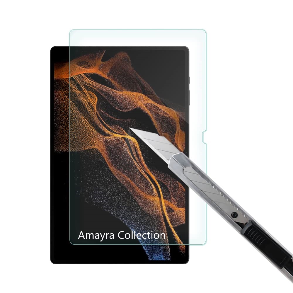 Picture of Samsung Galaxy Tab S8+ / Samsung Galaxy Tab S8 Plus 12.4 inches SM-X800, SM-X806, SM-X806B, SM-X806U, SM-X806N Clear Transparent Tempered Glass Film Screen Protector