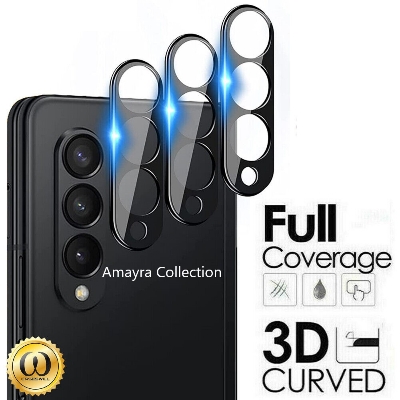 Picture of Samsung Galaxy Z Fold6 5G / Samsung Galaxy Z Fold 6 5G Back 9H Full Camera Lens Protector Rear 9H 3D Camera Lens Protector,Upgraded HD,Clear Scratch Resistant [With Photo Friendly Flash Cut]