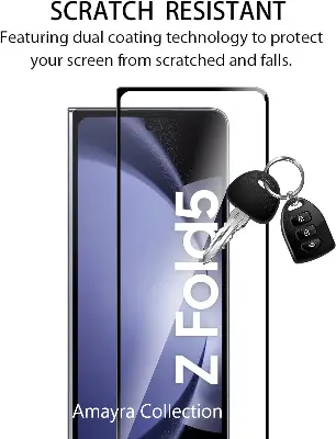 Picture of Samsung Galaxy Z Fold 5 5G / Samsung Galaxy Z Fold5 5G Tempered Glass Front Screen Protector Premium Screen Guard Protector,9H Hardness