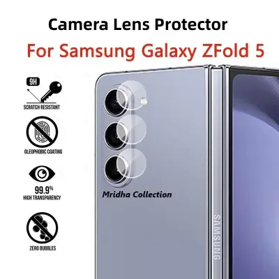 Picture of Samsung Galaxy Z Fold 5 5G / Samsung Galaxy Z Fold5 5G Back Camera Lens Screen Protector Rear Camera Lens Screen Protector,Upgraded HD,Clear Scratch Resistant(Nano Poly)