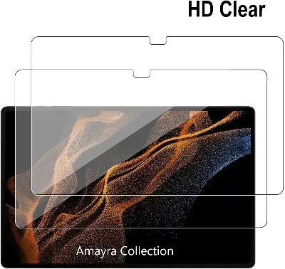 Picture of Samsung Galaxy Tab S8 Ultra 14.6 inches SM-X900, SM-X906, SM-X906B, SM-X906U, SM-X906N Clear Transparent Tempered Glass Film Screen Protector