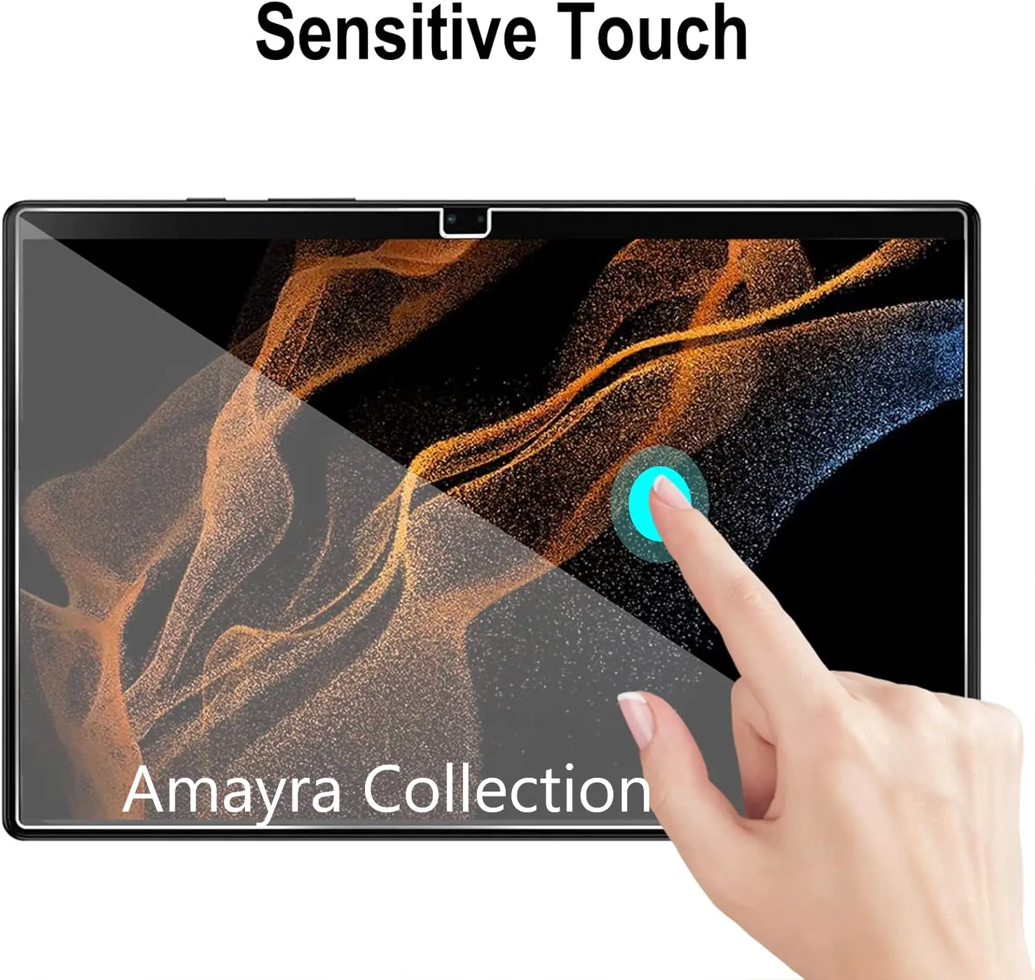 Picture of Samsung Galaxy Tab S8 Ultra 14.6 inches SM-X900, SM-X906, SM-X906B, SM-X906U, SM-X906N Clear Transparent Tempered Glass Film Screen Protector