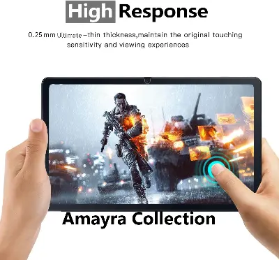 Picture of Samsung Galaxy Tab S10+ / Samsung Galaxy Tab S10 Plus 12.4 inches SM-X820, SM-X826B, SM-X820N, SM-X826N Clear Transparent Tempered Glass Film Screen Protector