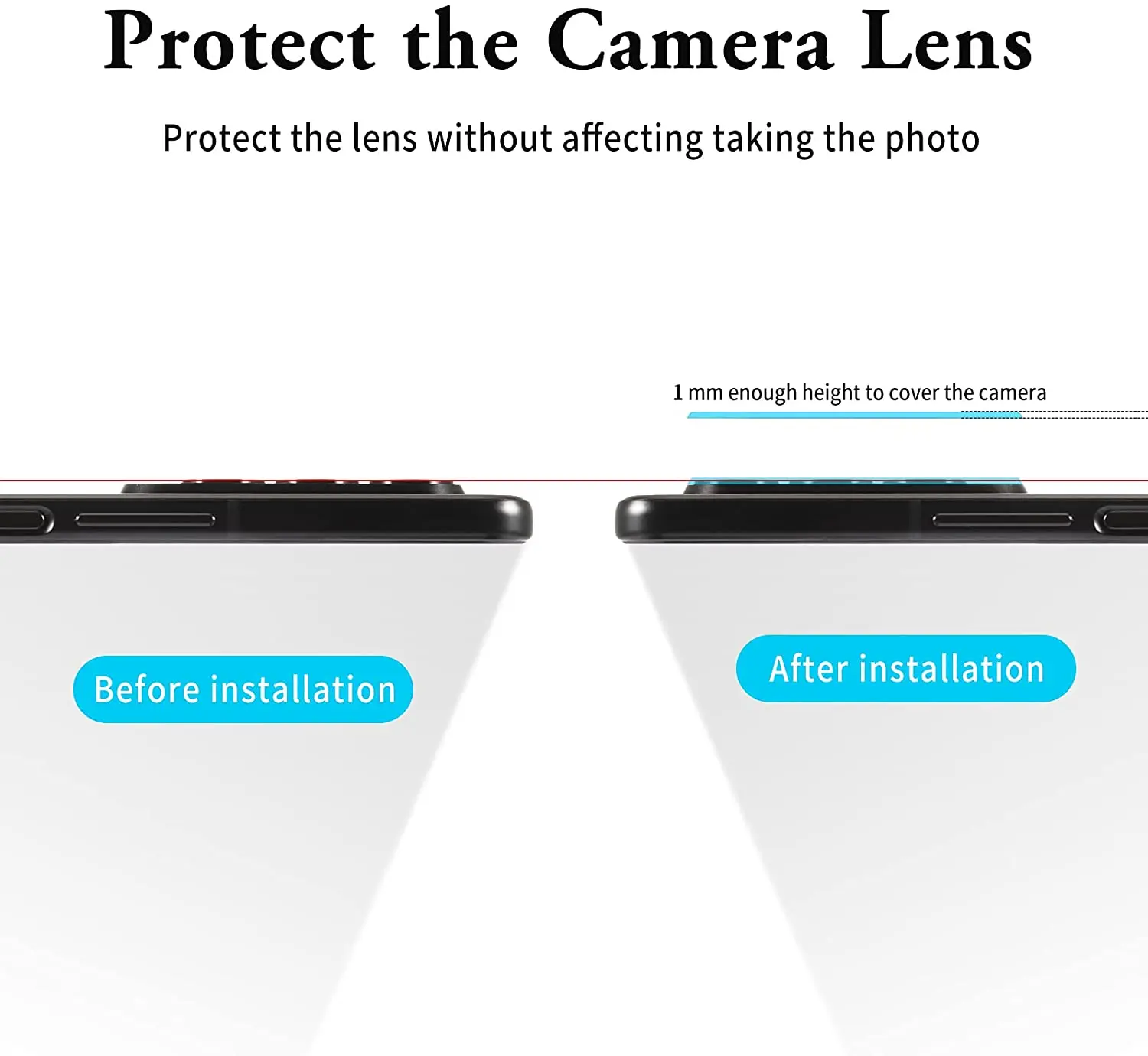 Picture of Samsung Galaxy Z Fold 3 5G / Samsung Galaxy Z Fold3 5G Back Camera Lens Screen Protector Rear Camera Lens Screen Protector,Upgraded HD,Clear Scratch Resistant(Nano Poly)
