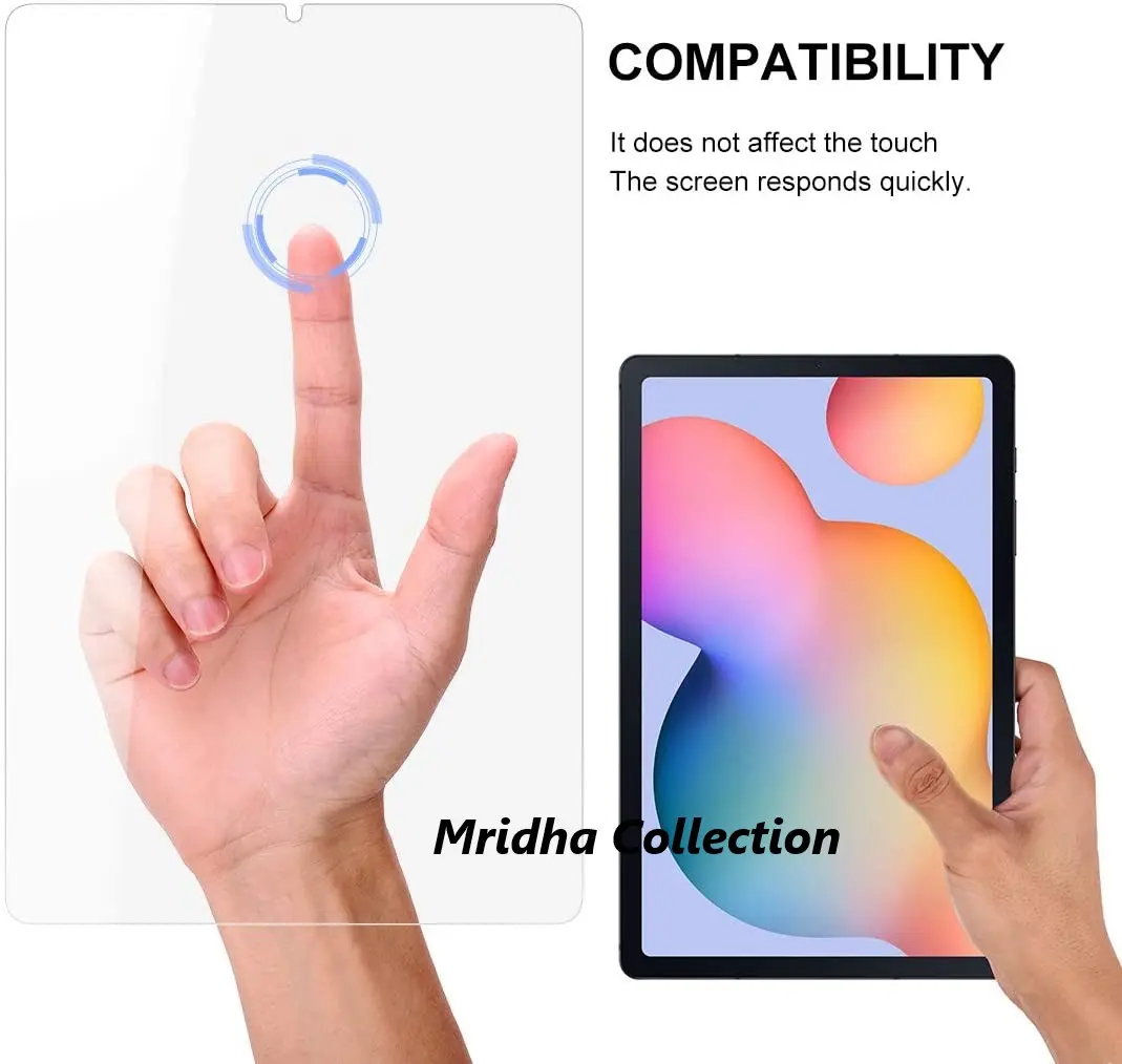 Picture of Samsung Galaxy Tab S6 Lite10.5 inches Clear Transparent Tempered Glass Film Screen Protector SM-P610N, SM-P615, SM-P610