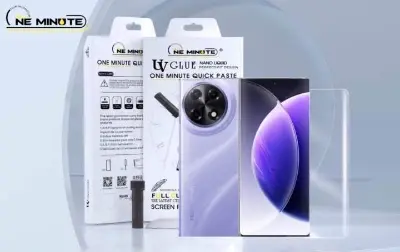 Picture of 2in1 Protector Combo Pack for Tecno Camon 30S Pro (A+ GRADE) UV Glass Screen Protector + Camera Protector Lens