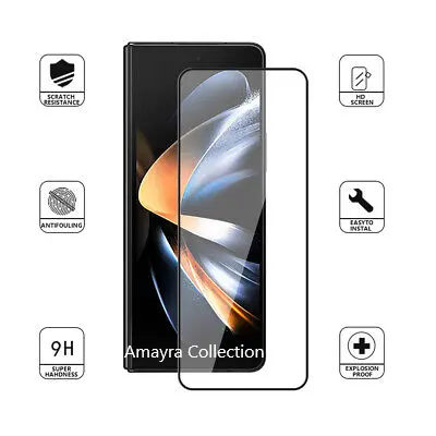 Picture of Samsung Galaxy Z Fold 2 5G / Samsung Galaxy Z Fold2 5G Tempered Glass Front Screen Protector Premium Screen Guard Protector,9H Hardness