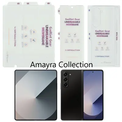 Picture of 4in1 Samsung Galaxy Z Fold 6 5G / Samsung Galaxy Z Fold6 5G Full Coverage Screen Protector Hydrogel Film (Outside Screen + Inside Screen + Back + Side Protector)