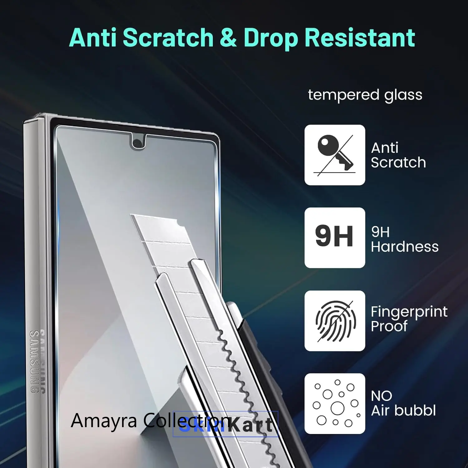 Picture of Samsung Galaxy Z Fold 2 5G / Samsung Galaxy Z Fold2 5G TPU Protective Film Hydrogel Front Poly Protector Screen Protector Anti-Shatter / High Definition (Front Poly)