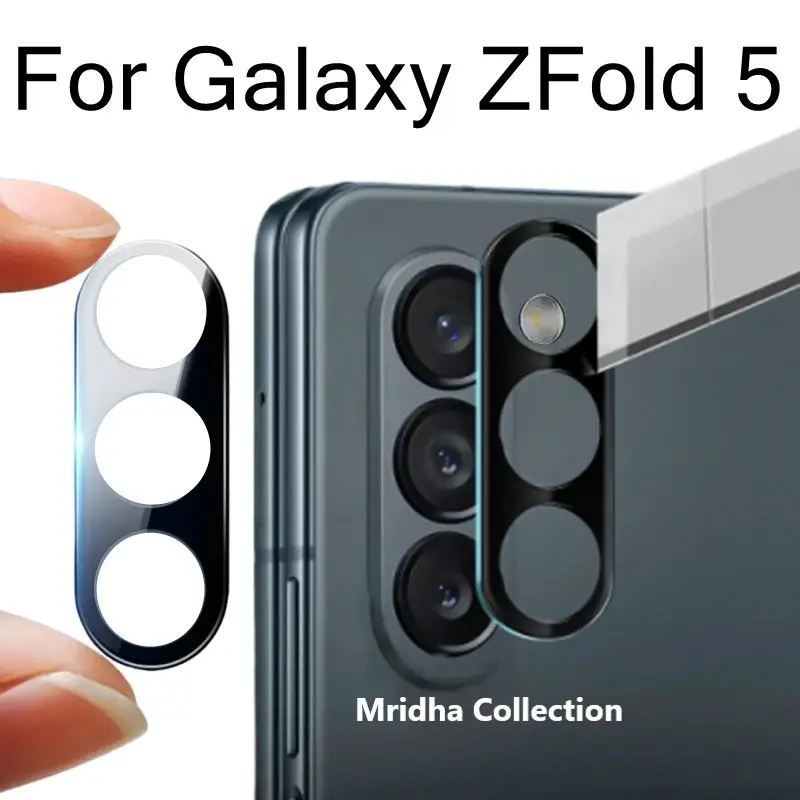 Picture of 5in1 Samsung Galaxy Z Fold 5 5G / Samsung Galaxy Z Fold5 5G Full Coverage Screen Protector Hydrogel Film (Outside Screen Film + Inside Screen Film + Back Side Film + Side Film + 9h Camera Lens Protector)