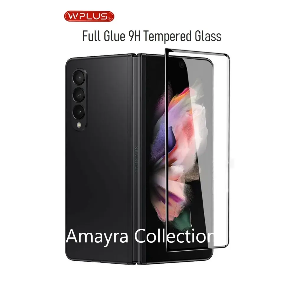 Picture of Samsung Galaxy Z Fold 3 5G / Samsung Galaxy Z Fold3 5G Tempered Glass Front Screen Protector Premium Screen Guard Protector,9H Hardness