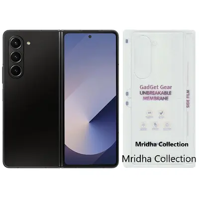 Picture of 5in1 Samsung Galaxy Z Fold 4 5G / Samsung Galaxy Z Fold4 5G Full Coverage Screen Protector Hydrogel Film (Outside Screen Film + Inside Screen Film + Back Side Film + Side Film + 9h Camera Lens Protector)