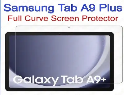 Picture of Samsung Galaxy Tab A9+ / Samsung Galaxy Tab A9 Plus 11.0 inches SM-X210, SM-X215, SM-X216B Clear Transparent Tempered Glass Film Screen Protector