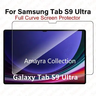 Picture of Samsung Galaxy Tab S9 Ultra 14.6 inches SM-X910, SM-X916B, SM-X918U Clear Transparent Tempered Glass Film Screen Protector