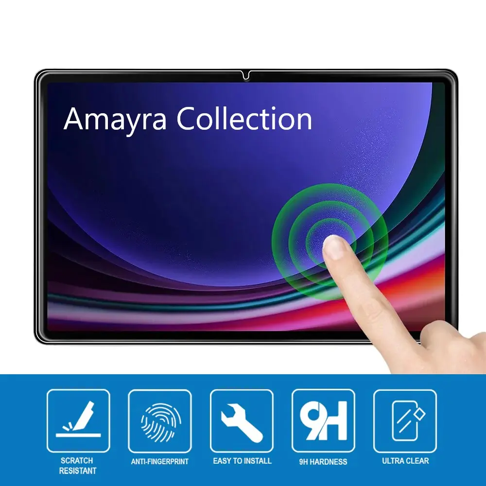 Picture of Samsung Galaxy Tab S9 Ultra 14.6 inches SM-X910, SM-X916B, SM-X918U Clear Transparent Tempered Glass Film Screen Protector