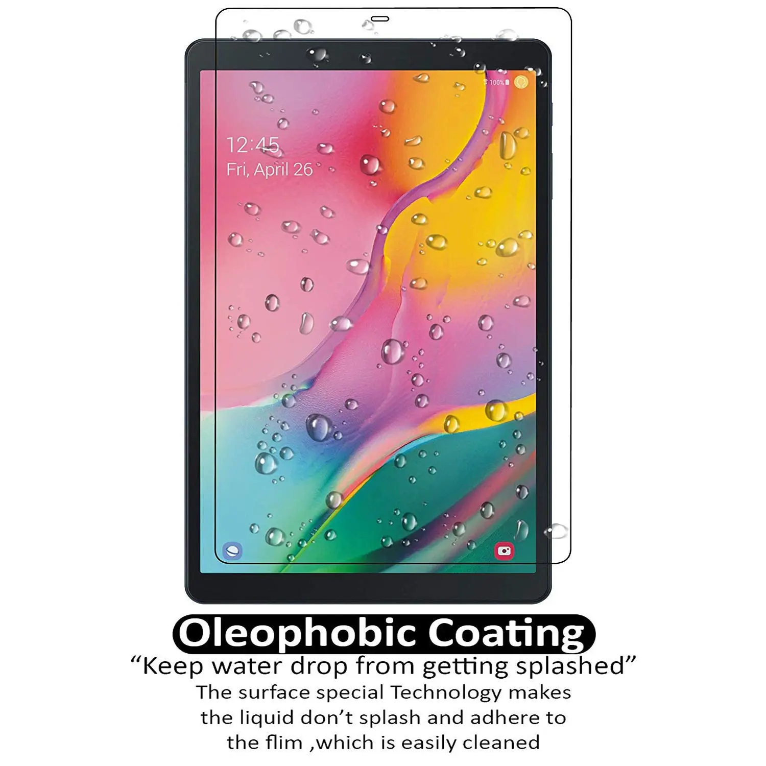 Picture of Samsung Galaxy Tab A 10.1 (2019)	10.1 inches SM-T515, SM-T510 Clear Transparent Tempered Glass Film Screen Protector