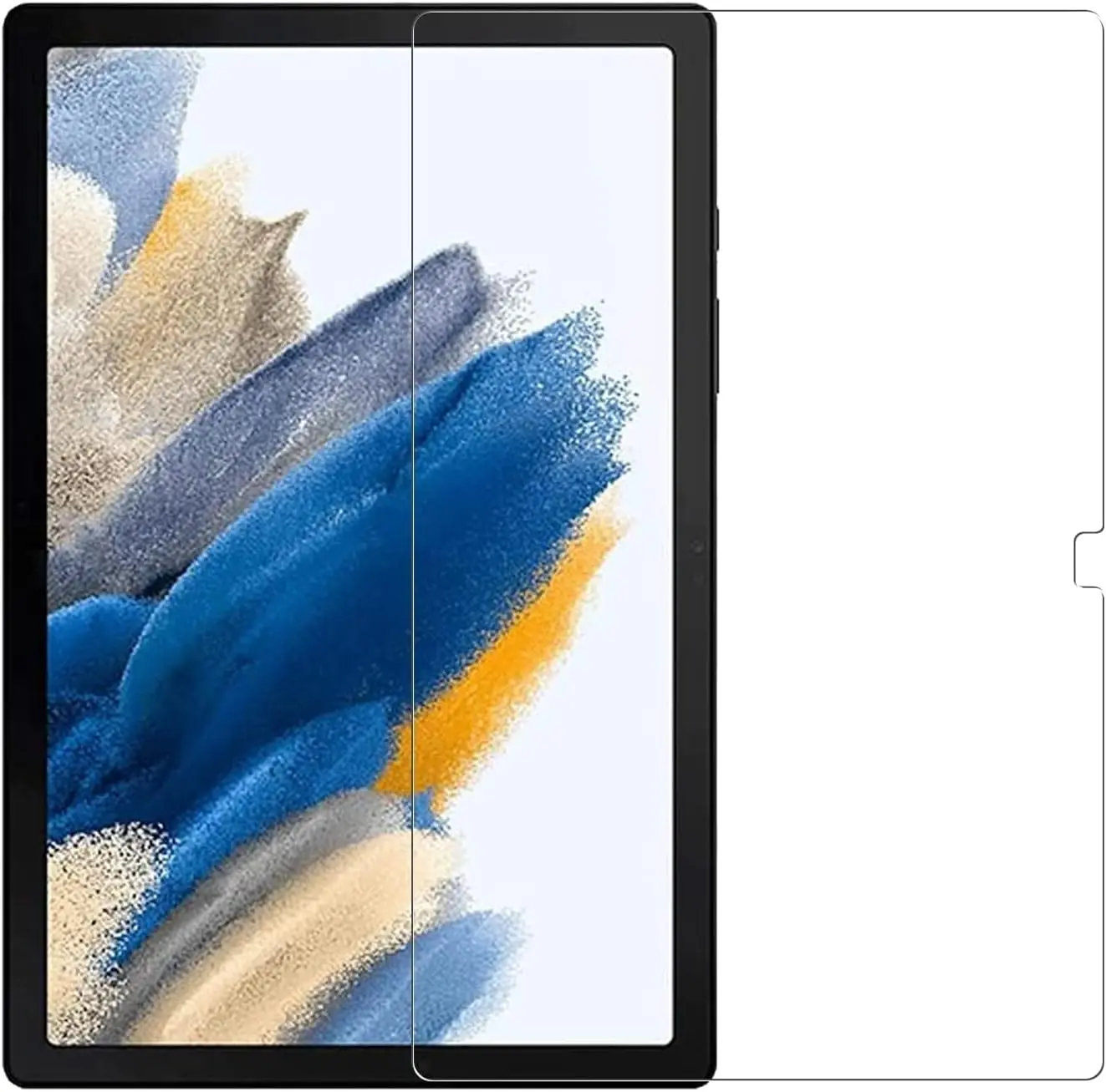 Picture of Samsung Galaxy Tab A8 10.5 (2021) 10.5 inches SM-X200, SM-X205 Clear Transparent Tempered Glass Film Screen Protector