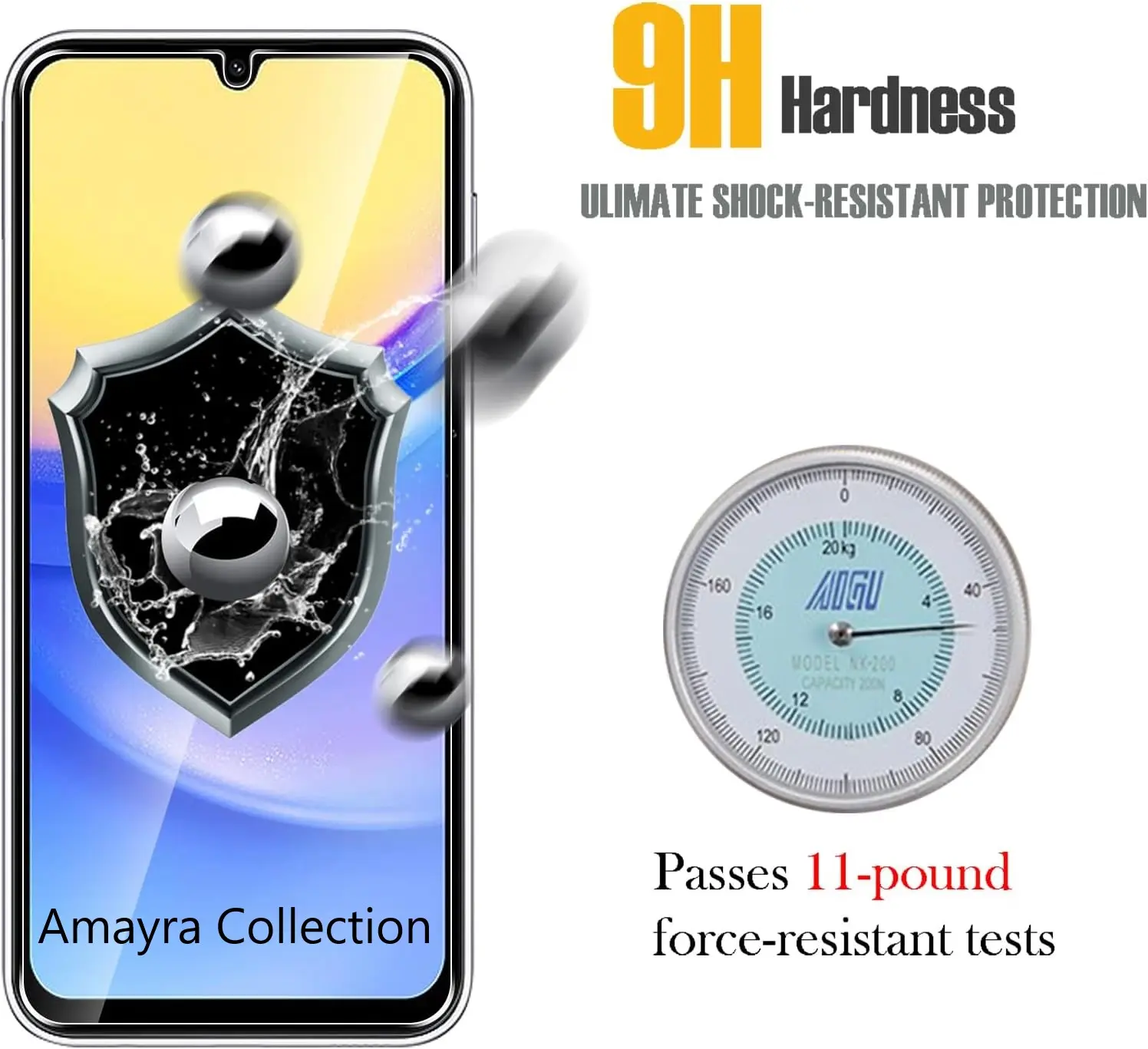 Picture of 2in1 Protector Combo Pack for Samsung Galaxy A25 (Clear Screen Protector Glass+Camera Lens Protector)