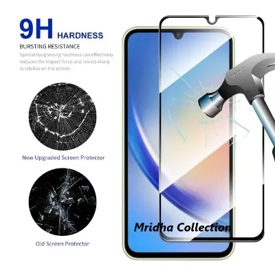 Picture of 2in1 Protector Combo Pack for Samsung Galaxy A15 (Premium Full Screen Protector Glass+9h Camera Lens Protector)