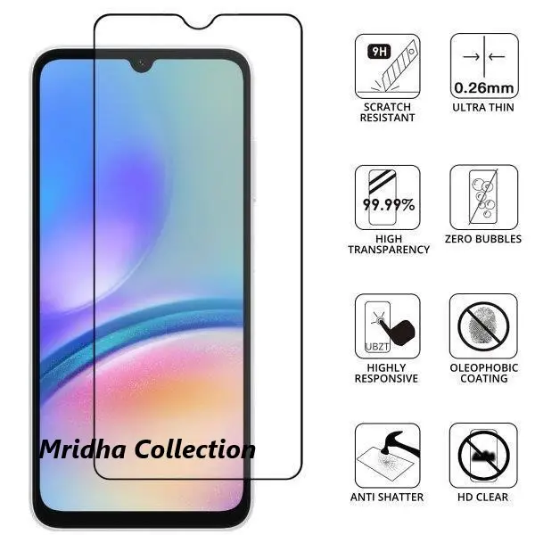 Picture of 3in1 Protector Combo Pack for Samsung Galaxy A15 (5d Full Screen Protector Glass+Back Hydrogel Protector Poly+9h Camera Lens Protector)