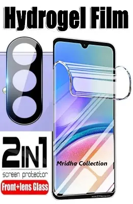 Picture of 2in1 Protector Combo Pack for Samsung Galaxy A25 (Front Hydrogel Screen Protector Poly+9h Camera Lens Protector)