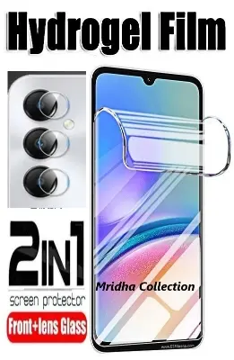 Picture of 2in1 Protector Combo Pack for Samsung Galaxy A15 (Front Hydrogel Screen Protector Poly+Camera Lens Protector)