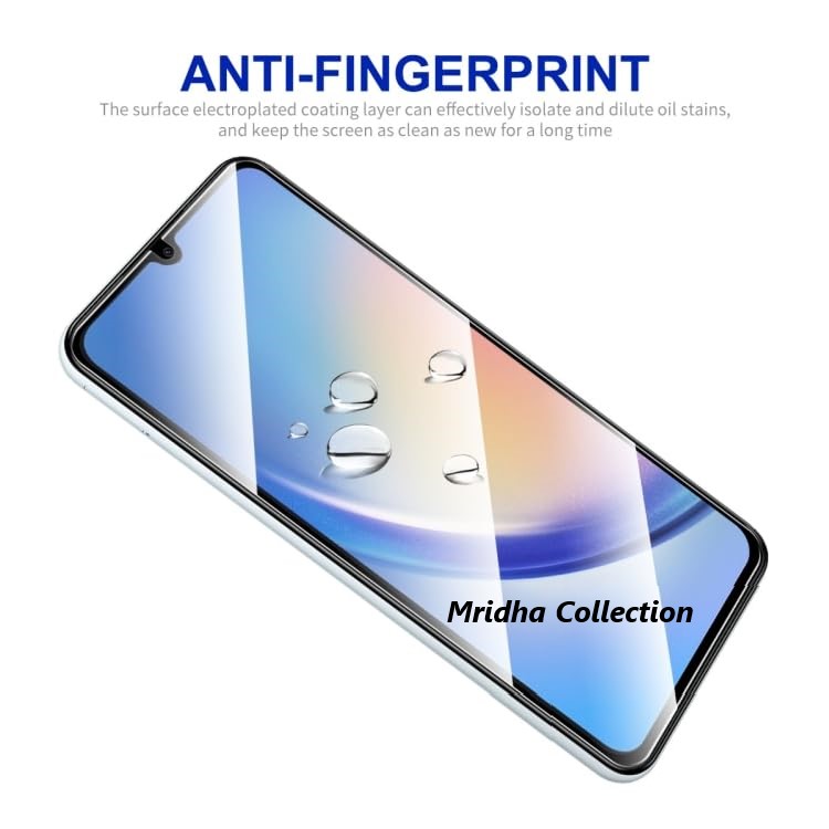 Picture of Samsung Galaxy A15 (5D 9D 11D 13D 21D) Screen Protector Tempered Glass Film 9H Hardness Full Coverage No Bubbles and Fingerprint Scratch-Resistant