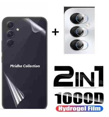 Picture of 2in1 Back Protector Combo Pack for Samsung Galaxy A15 (Back Hydrogel Poly Protector+Camera Lens Protector)