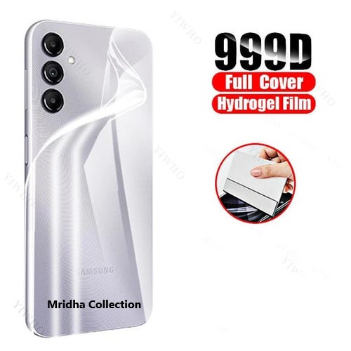 Picture of 3in1 Protector Combo Pack for Samsung Galaxy A15 (Premium Full Screen Protector Glass+Back Hydrogel Protector Poly+Camera Lens Protector)