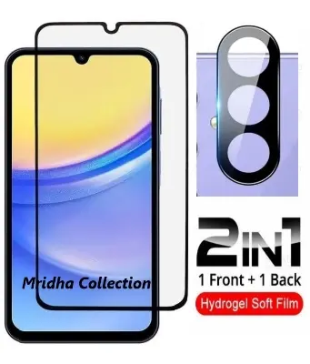 Picture of 2in1 Protector Combo Pack for Samsung Galaxy A25 (Premium Full Screen Protector Glass+9h Camera Lens Protector)