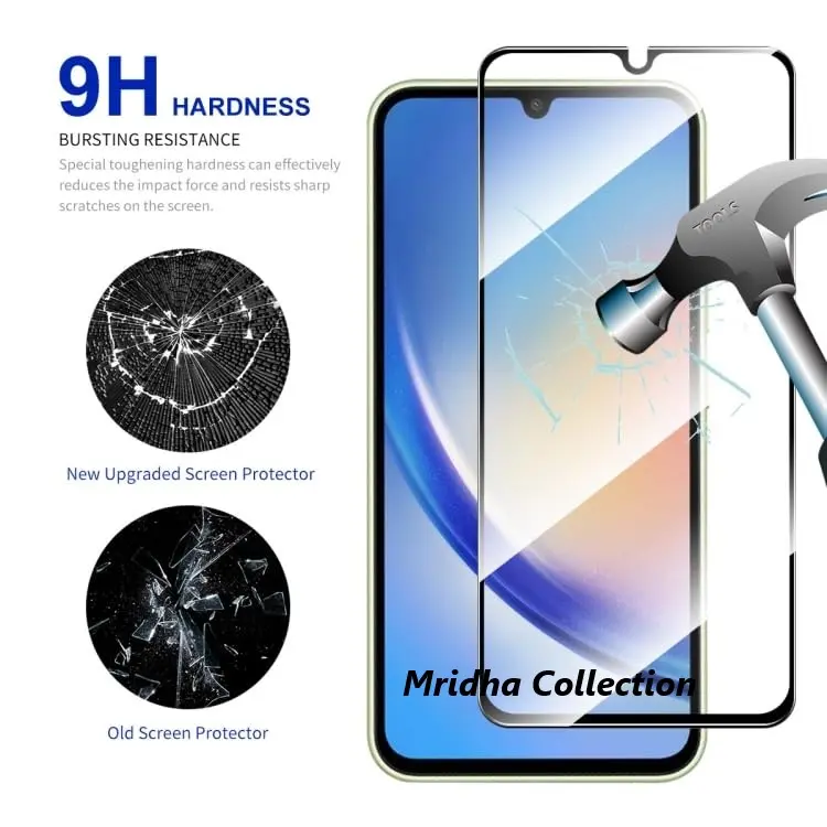 Picture of 2in1 Protector Combo Pack for Samsung Galaxy A25 (Premium Full Screen Protector Glass+9h Camera Lens Protector)