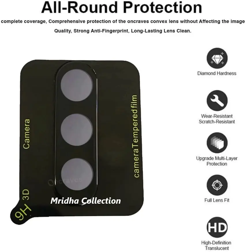 Picture of 2in1 Protector Combo Pack for Samsung Galaxy A25 (Premium Full Screen Protector Glass+9h Camera Lens Protector)