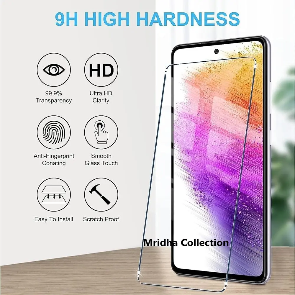 Picture of 2in1 Protector Combo Pack for Samsung Galaxy A35 (Premium Full Screen Protector Glass+9h Camera Lens Protector)