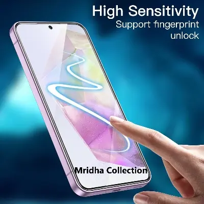 Picture of Samsung Galaxy A35 Screen Protector 3D Tempered Clear Screen protector Premium Product Gorilla Glass Transparent Clear Ultra Thin - Durable & Scratch Resistant - Easy to Install