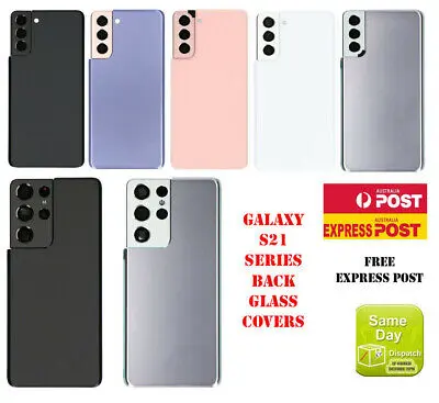 Picture of For Samsung Galaxy S21 5G Phone Battery Back Cover Backshell Replacement Glass Part Back Door