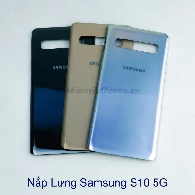 Picture of For Samsung Galaxy S10 5G Phone Battery Back Cover Backshell Replacement Glass Part